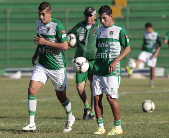 Una de las ltimas sesiones de entrenamiento de la Seleccin.