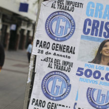 CRISIS. El Gobierno argentino enfrenta una crisis econmica a raz del pago de su deuda.