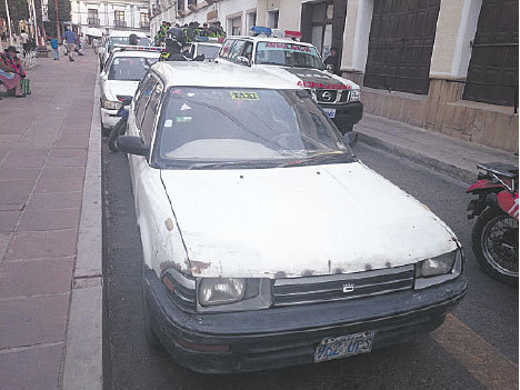 Taxi. Este es el vehculo donde se cometi el delito.