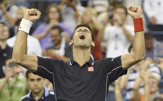 Djokovic avanza a octavos de final por octava vez en el US Open.