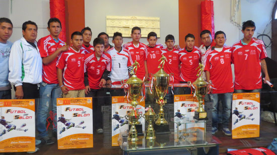 La seleccin chuquisaquea de ftbol de saln que, desde el prximo lunes, intervendr en el Campeonato Nacional Sub 20.