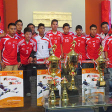 La seleccin chuquisaquea de ftbol de saln que, desde el prximo lunes, intervendr en el Campeonato Nacional Sub 20.