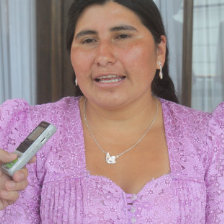 CANDIDATA. Nlida Sifuentes (MAS).