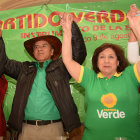 ELECCIONES. El binomio que postula el Partido Verde de Bolivia.