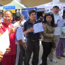 ACTO. Personas con discapacidades tambin aprobaron el curso de postalfabetizacin.