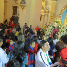 RELIGIOSIDAD. Los creyentes se vuelcan a los actos litrgicos en honor a la patrona de Sucre.