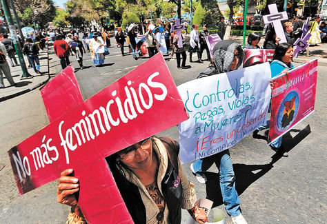 PEDIDO. Las organizaciones piden parar todo tipo de ataques a las mujeres.