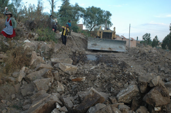 CONFLICTO. Hay incertidumbre en varios ttulos de propiedad en la zona Tucsupaya.