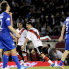 Uno de los festejos del cuadro millonario de River Plate.