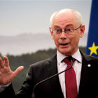 AUTORIDAD. El presidente del Consejo Europeo, Herman Van Rompuy.