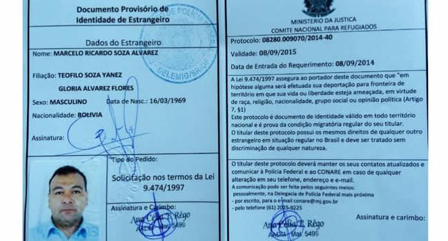 DOCUMENTO. La nueva ampliación de refugio para Marcelo Soza se reveló ayer.