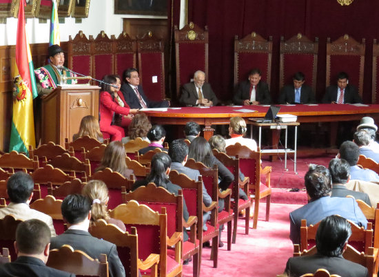 INFORME. La Rendicin Pblica de Cuentas de enero a junio de este ao, fue presentado ayer.