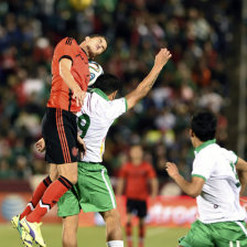 Una escena del partido de anoche, jugado en Denver.