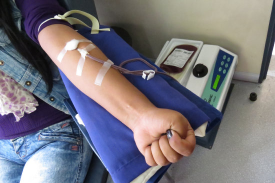 SOLIDARIDAD. Donar sangre es un acto voluntario que puede salvar muchas vidas.