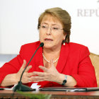 ANUNCIO. Michelle Bachelet.