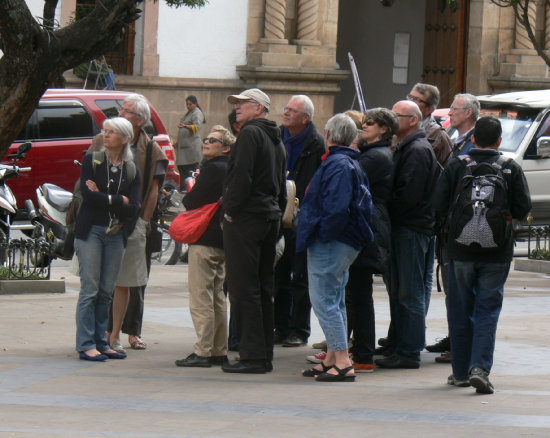 FLUJO. El ingreso de turistas extranjeros ha disminuido en relacin a la gestin pasada, segn datos de Migracin.