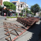 BLOQUEO. Impidi la circulacin vehicular.