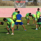 Los jugadores que no fueron de la partida el mircoles, por la Copa Sudamericana, entrenaron ayer, en la cancha de Fancesa.