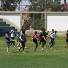 Los fabriles entrenaron ayer, en El Bosquecillo de Fancesa, pensando en su debut en el torneo local.