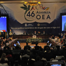 ASAMBLEA. La Asamblea de la OEA se celebra en un hotel de Ciudad de Guatemala.