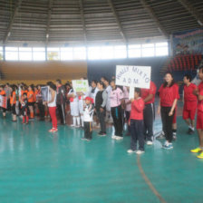 Ayer se inaugur el Campeonato Interno en el coliseo Jorge Revilla Aldana.