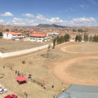 Vista panormica de una parte del circuito automovilstico de la ex Maltera, donde ayer, sbado, se cumpli la prueba de clasificacin del Circuito Santa Rosa.