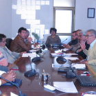 Encuentro. El Directorio de la empresa recibi ayer a la dirigencia del autotransporte.