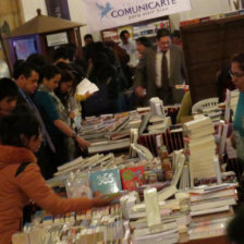 FERIA. El Festival Ar instalado en el patio del Museo Militar de San Francisco.