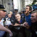 PROTESTAS. Activistas en Nueva York.