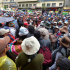 COMERCIANTES. Protesta del sector.