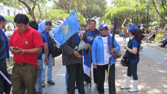 CAMPAA. La actividad en la Plaza.