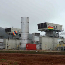 PLANTA. El emprendimiento inaugurado ayer en el municipio de Yacuiba, Tarija.