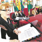 TSE. La presidenta, Wilma Velasco.