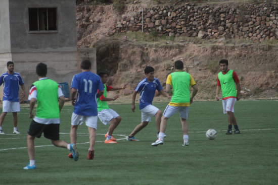 Stormers en una de sus ltimas prcticas antes de viajar a Tarija.