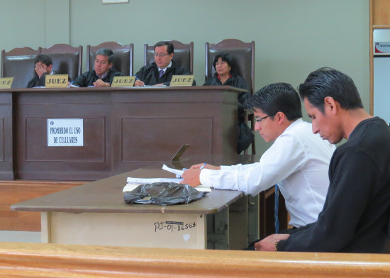 JUICIO. Luego de varias interrupciones comenz ayer el juicio oral para Ramiro Vargas Zrate.