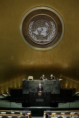 GOBERNANTES. Decenas de lderes polticos hablaron desde la sede de la ONU.