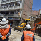 Explosin. Bomberos control el caso.