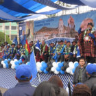 DISCURSO. Evo Morales en el cierre de campaa del MAS destac los logros de su Gobierno y ratific promesas para Chuquisaca.