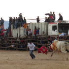 CORRIDA. Participaron 25 bravos toros provenientes del Chaco, los toreros ganadores se llevaron las caronas como premio a su valenta.