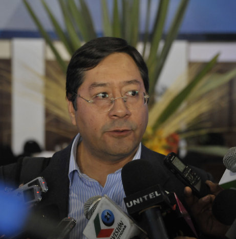 ANUNCIO. El Ministro de Economía y Finanzas, Luis Arce.