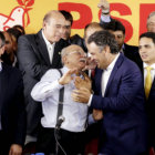 CANDIDATO. Aécio Neves recibe respaldo.