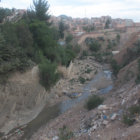 AIRES MUNICIPALES. Una vista de la quebrada de Tucsupaya, zona norte de Sucre.