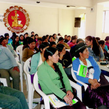 ACTIVIDAD. Una imagen del Encuentro Departamental que se realiz en Sucre el pasado 14 de septiembre.