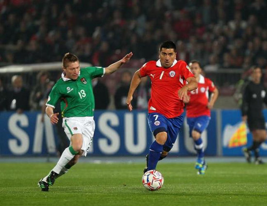 Los chilenos llevan la delantera a la Seleccin boliviana en el historial de partidos enfrentados.