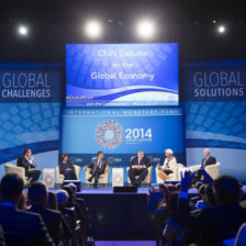 ASAMBLEA. Directivos del FMI y del BM asisten en Washington a su encuentro anual.