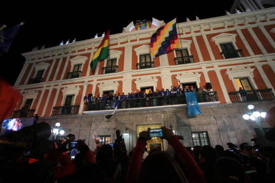 VICTORIA. Los representantes supranacionales del MAS ganaron gracias a los votos para Presidencia y Vicepresidencia.