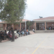 YAMPAREZ. Las mesas de sufragio estuvieron ubicadas en la escuela 