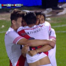 Con un solitario gol de Funes Mori, River gan de visitante.