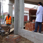 OBRA. El ambiente para el resonador magntico est en plena construccin.