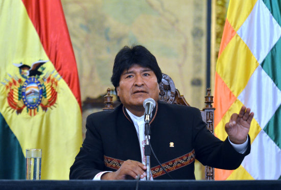 Resultado. El presidente Evo Morales dijo que su partido dio un 